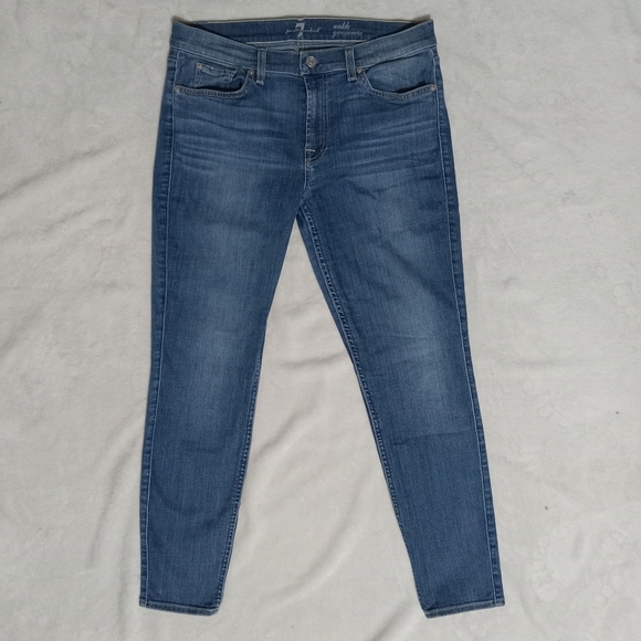7 For All Mankind Denim - 7 For All Mankind Skinny Fit Ankle Gwenevere Jeans size 32